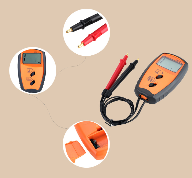 Portable Battery Internal Resistance Voltage Meter Voltmeter SM8124 0 100V Battery Measurement Tool Diagnostic Tool for Battery