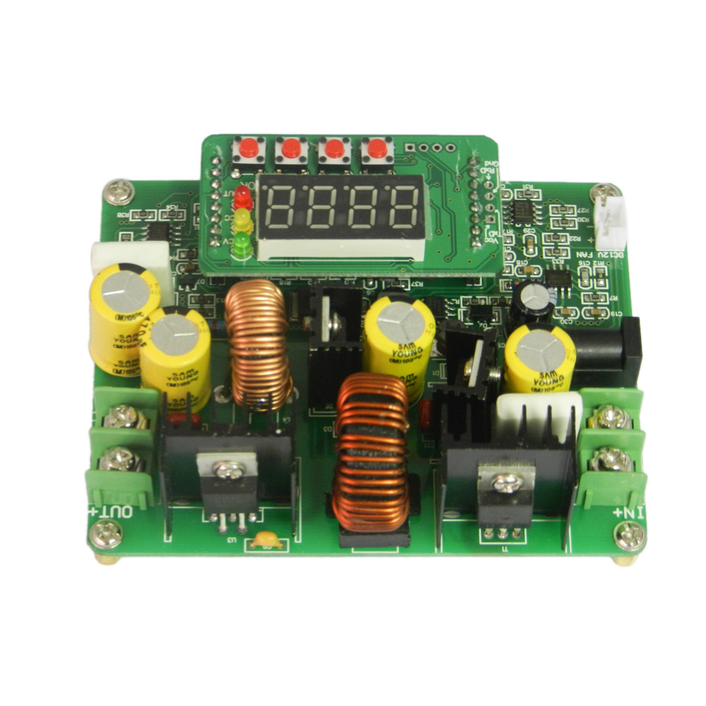 38V 6A DC DC Digital Boost Buck Step up Step down Module LED Driver Solar Charging Boost and Buck Module