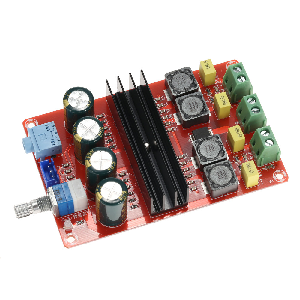 TPA3116 D2 Quality Sound Power Amplifier Board Dual Channel Digital Audio Power Amplifier Board DC12V 24V 2x100W for Arduino