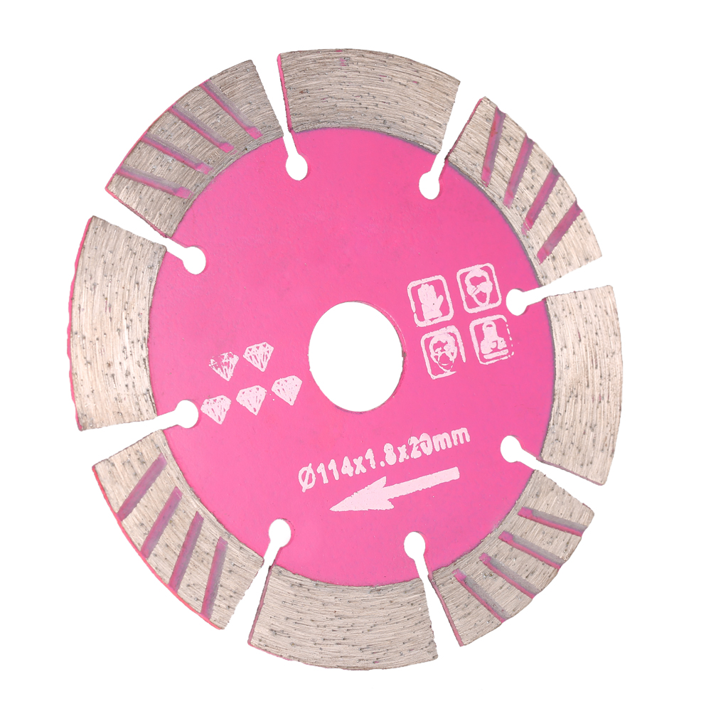 Diamond Saw Blade dremel rotary tool multitool saw blade Wall Cutting For Angle Grinder 114x1.8x20mm 5A Dry Cutting Segmented