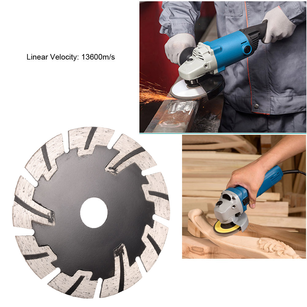 Diamond Saw Blade dremel rotary tool multitool saw blade Wall Cutting For Angle Grinder 114x1.8x20mm 5A Dry Cutting Segmented