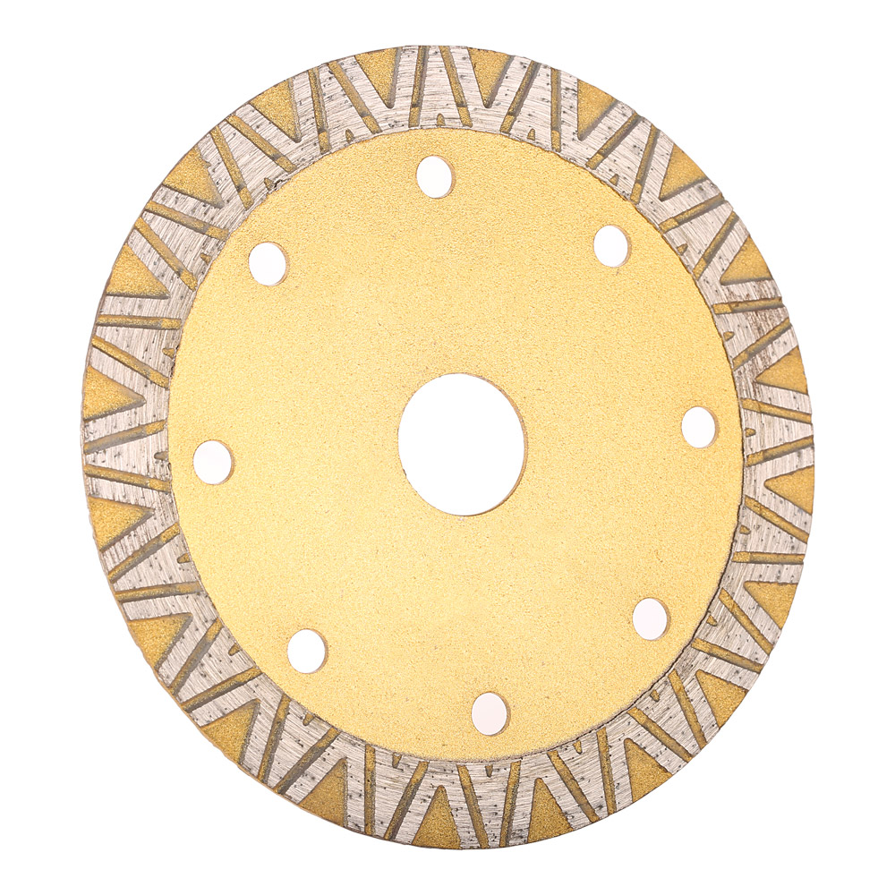Diamond Saw Blade Angle Grinder Rotary Saw Blades Cutting Discs Mandrel Cutoff Cutter 114x1.8x20mm 5A Dry Cutting Segmented
