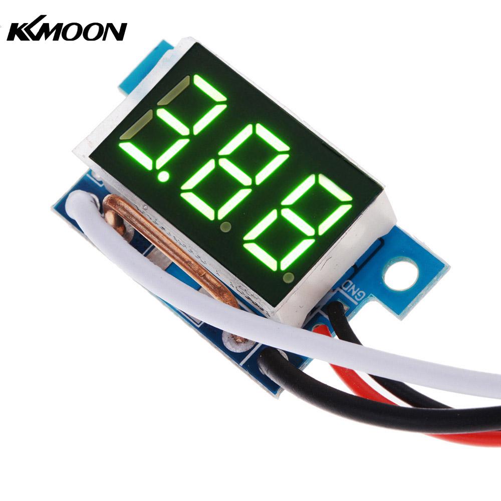 Best Selling Green LED DC 4 30V Dual Digital Voltmeter Ammeter Current Meter Panel Amp Volt Gauge 25