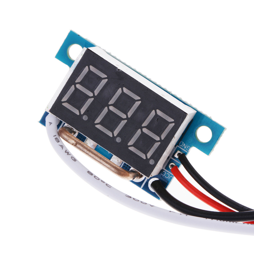 Best Selling Green LED DC 4 30V Dual Digital Voltmeter Ammeter Current Meter Panel Amp Volt Gauge 25