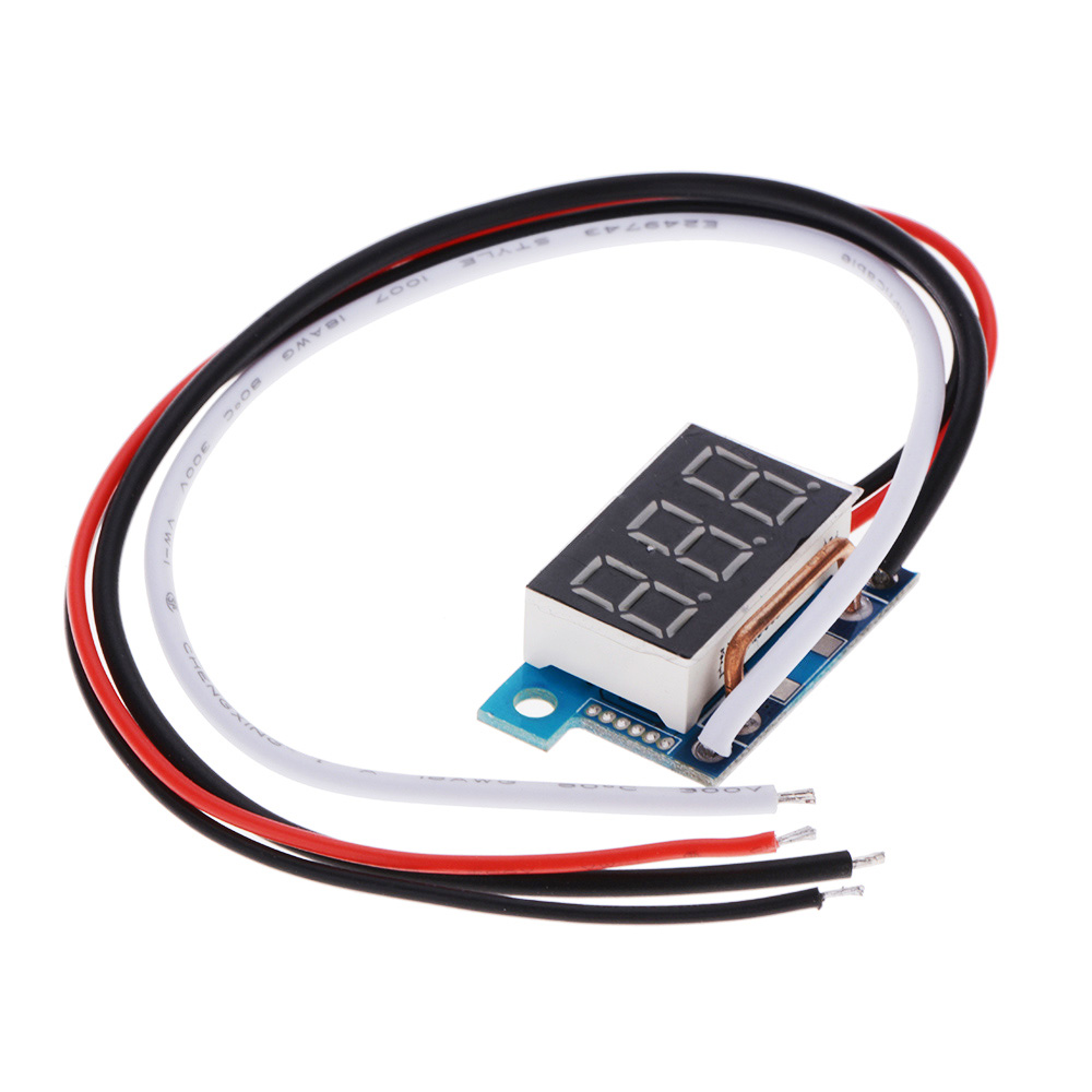 Best Selling Green LED DC 4 30V Dual Digital Voltmeter Ammeter Current Meter Panel Amp Volt Gauge 25