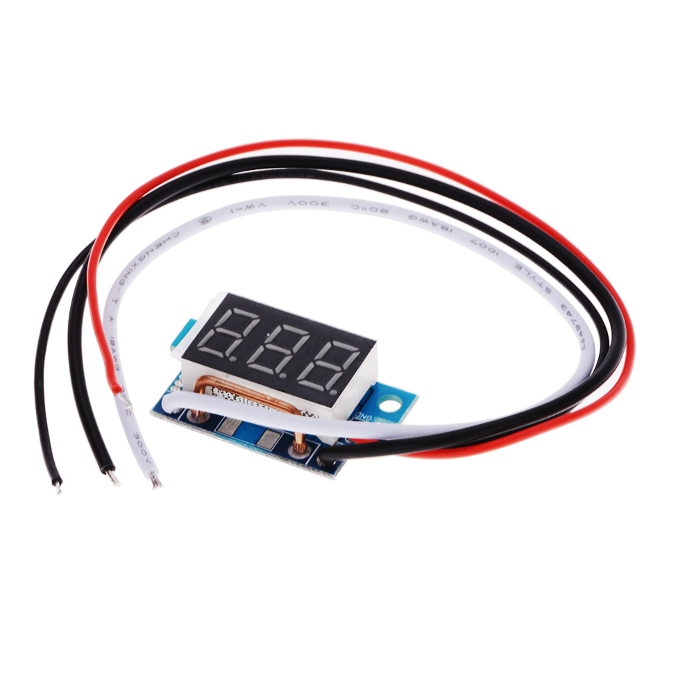 Best Selling Green LED DC 4 30V Dual Digital Voltmeter Ammeter Current Meter Panel Amp Volt Gauge 25