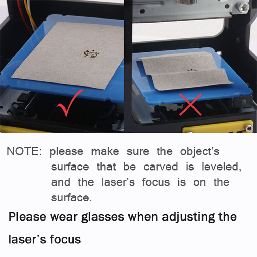 NEJE Mini USB Laser Engraver Carver Automatic DIY Print Engraving Carving Machine Off line Operation with Protective Glasses