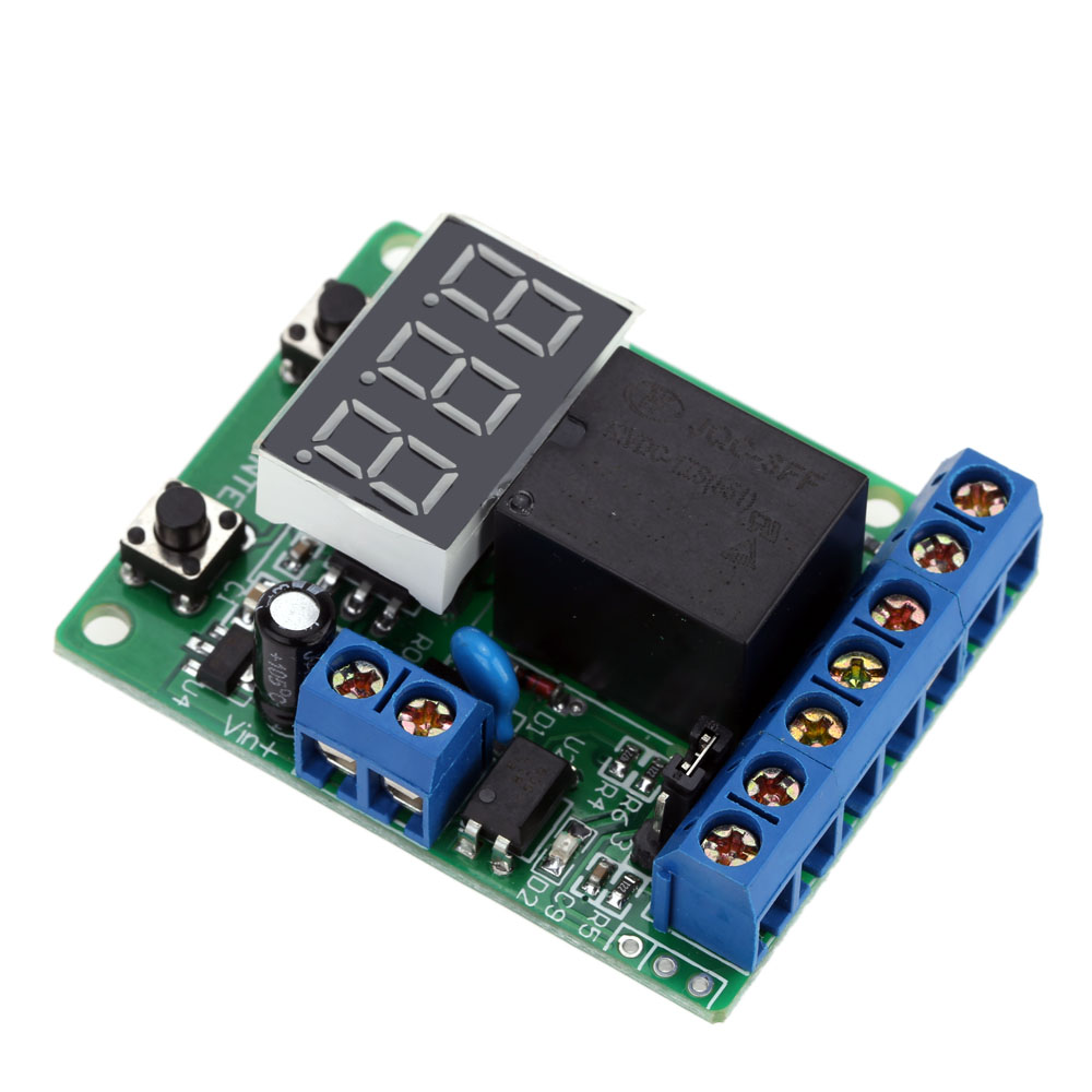 DC 12V Relay Module Voltage Detection Charging Discharge Monitor Test Relay Switch Control Board Module