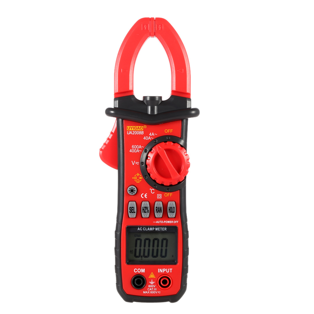 Digital Clamp Meter Diagnostic tool LCD Multimeter DC AC Voltage AC Current Resistance Temperature Frequency Duty Ratio Measurer