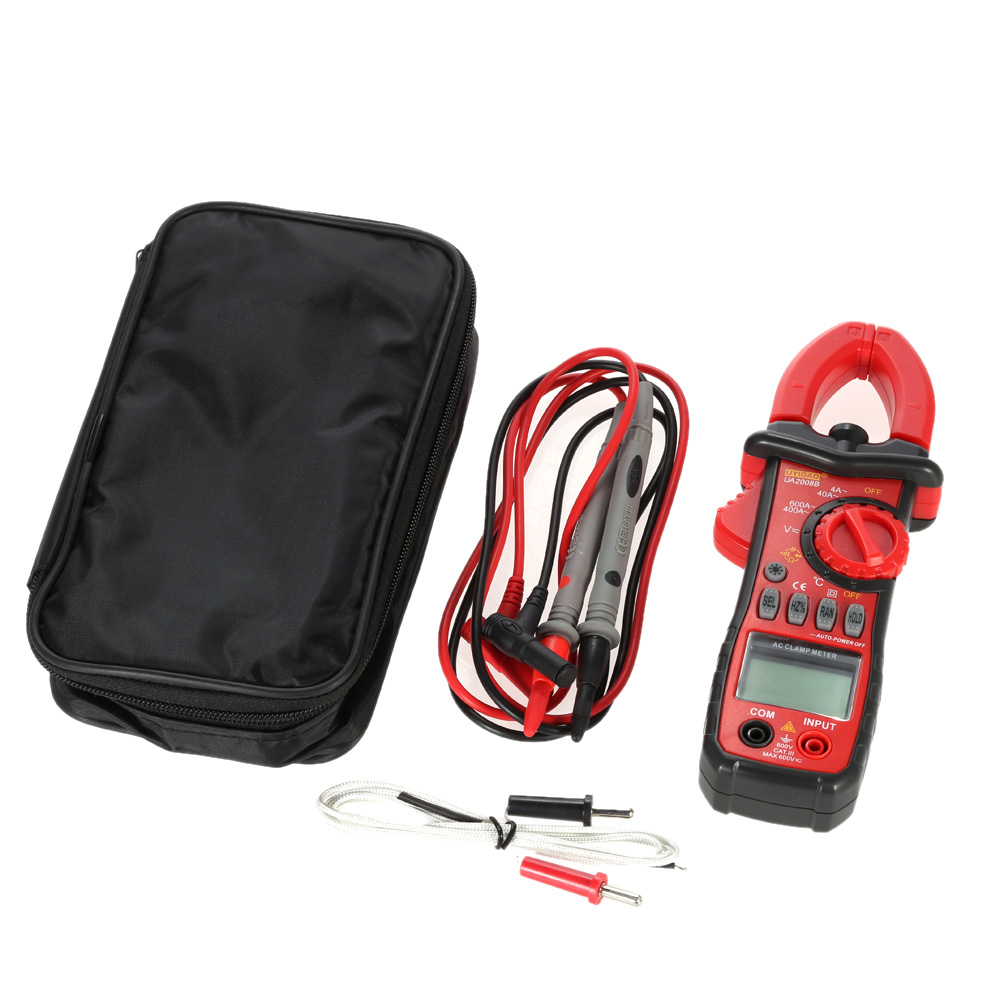 Digital Clamp Meter Diagnostic tool LCD Multimeter DC AC Voltage AC Current Resistance Temperature Frequency Duty Ratio Measurer