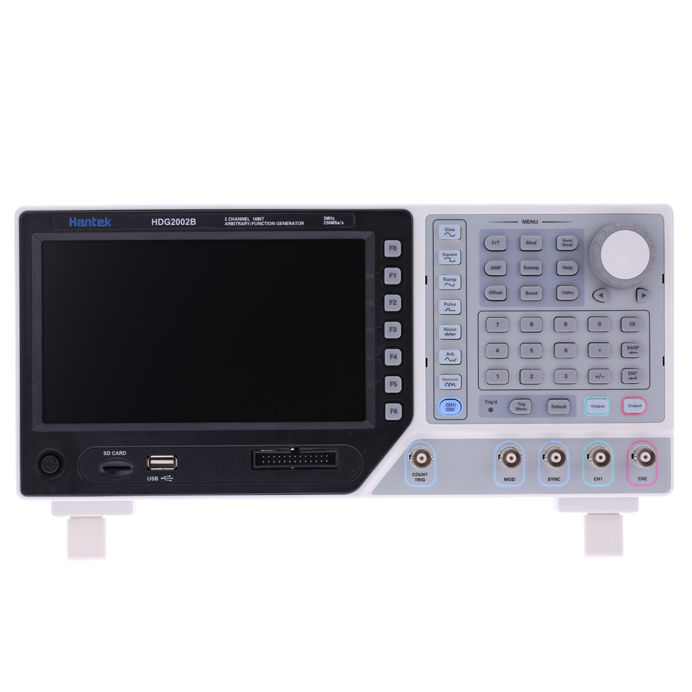 Hantek HDG2002B 5MHz 250MSa s 2 Channels signal generator Arbitrary Waveform Function Generator 16 Bits frequency generator