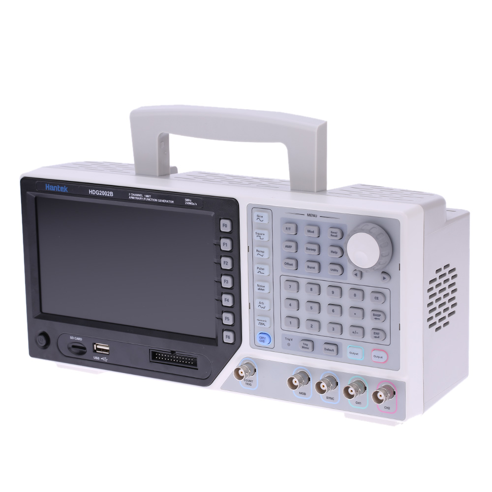 Hantek HDG2002B 5MHz 250MSa s 2 Channels signal generator Arbitrary Waveform Function Generator 16 Bits frequency generator