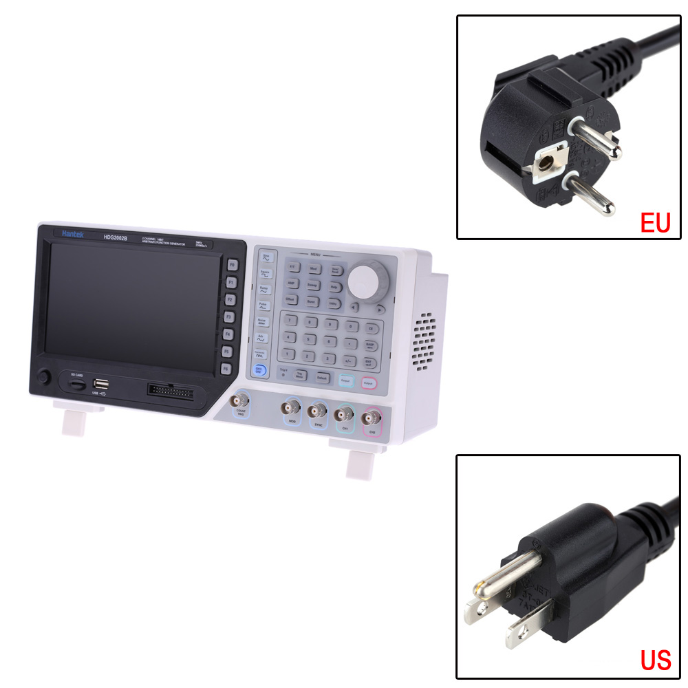Hantek HDG2002B 5MHz 250MSa s 2 Channels signal generator Arbitrary Waveform Function Generator 16 Bits frequency generator