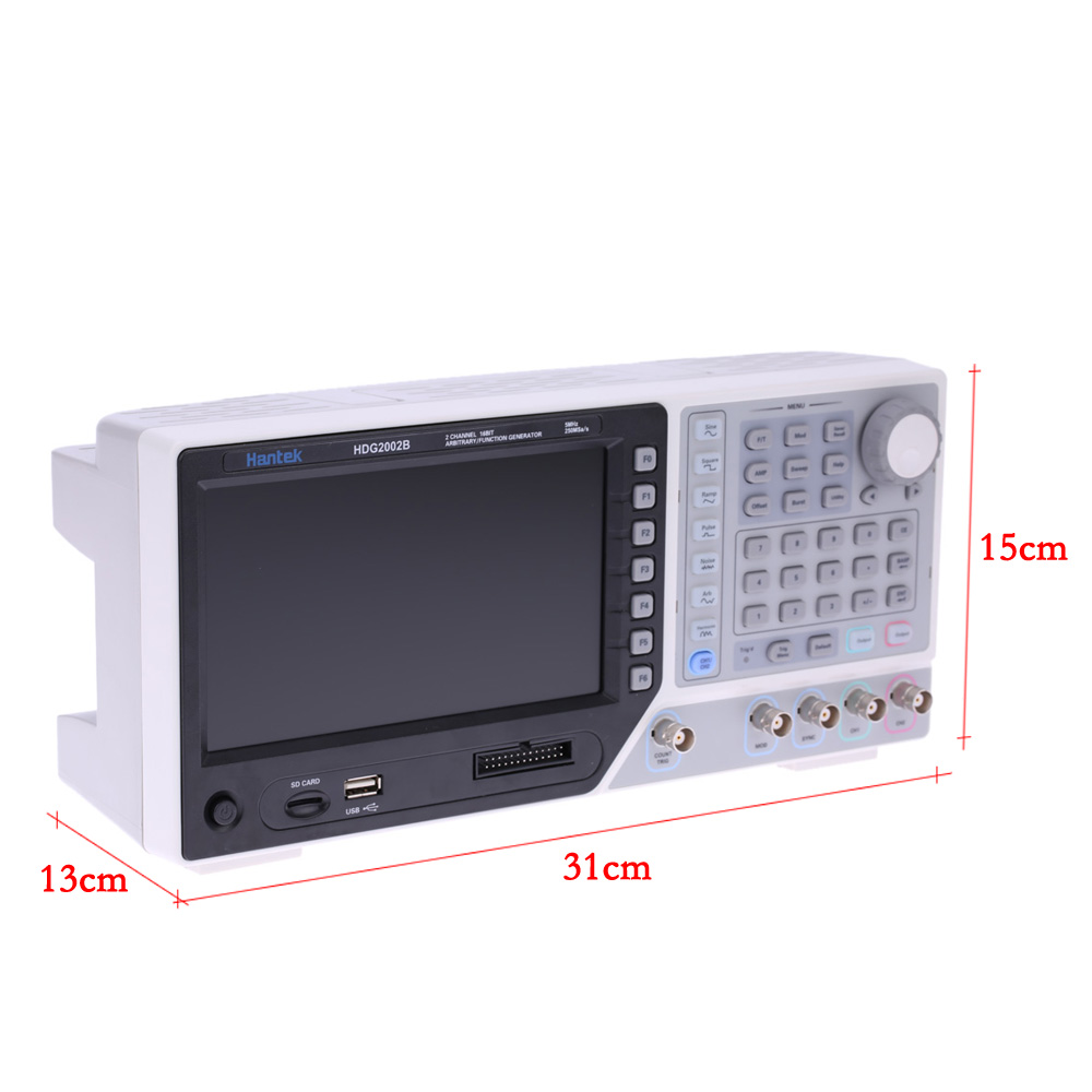 Hantek HDG2002B 5MHz 250MSa s 2 Channels signal generator Arbitrary Waveform Function Generator 16 Bits frequency generator