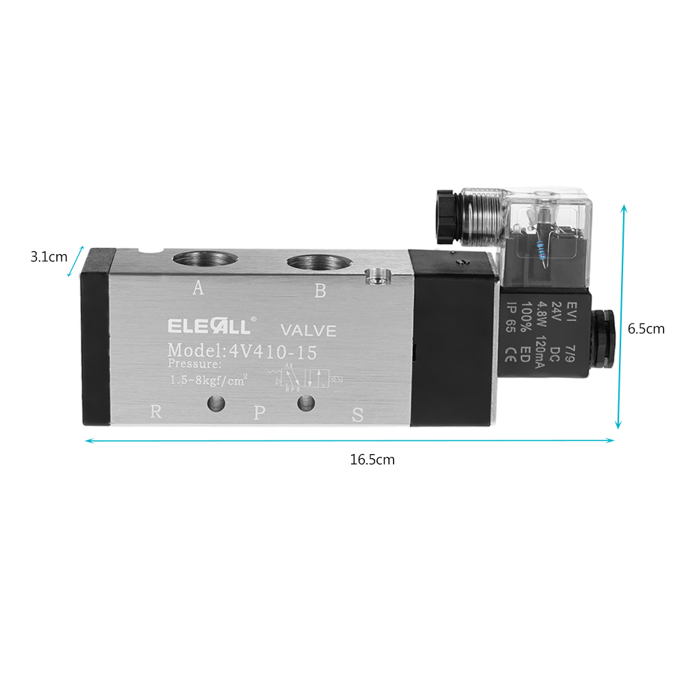 Pneumatic Airtac PT1 2 2 Position 5 Way Electromagnetic Air Solenoid Valves AirTAC Pneumatic Control Valve DC12 24V AC 110 220V
