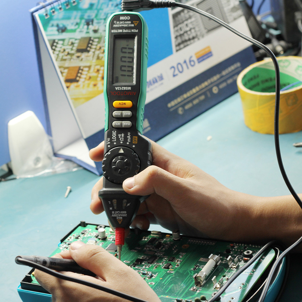 MASTECH MS8212A Pen Digital Multimeter multimetros Voltage Current Tester Diode Continuity multitester medidor dijital multimetr