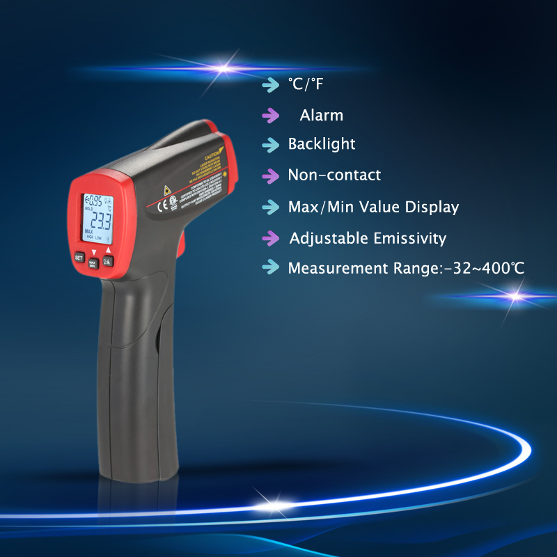 UNI T Digital Infrared Thermometer Mini Handheld Non contact Digital Infrared IR Thermometer Temperature Tester 32~400C