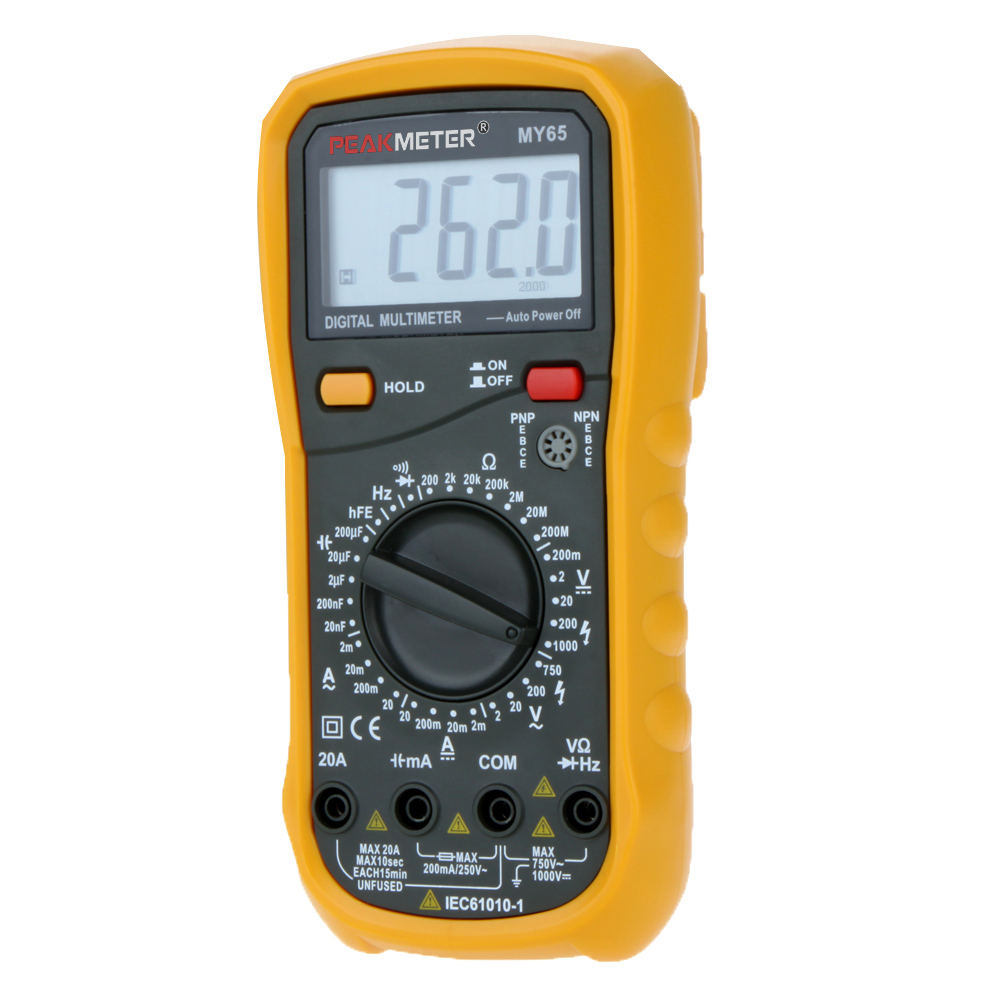 PEAKMETER Digital Multimeter AC DC voltmeter ammeter Voltage Current Resistance Capacitance Frequency Tester Diagnostic tool