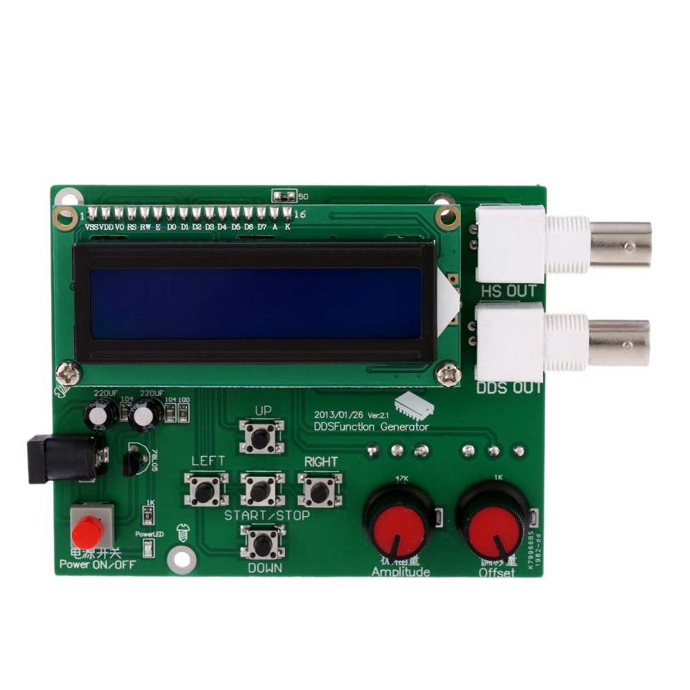 1Hz 65534Hz frequency Meter DDS Function signal generator diy kit frequency generator Module Sine Square Sawtooth Triangle Wave