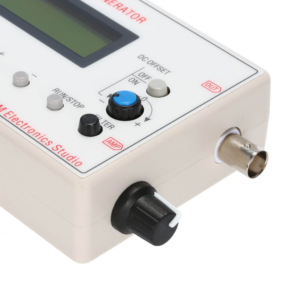 1HZ 500KHZ DDS Functional Signal Generator Precision Frequency Meter Generator Sine + Square + Triangle + Sawtooth Waveform