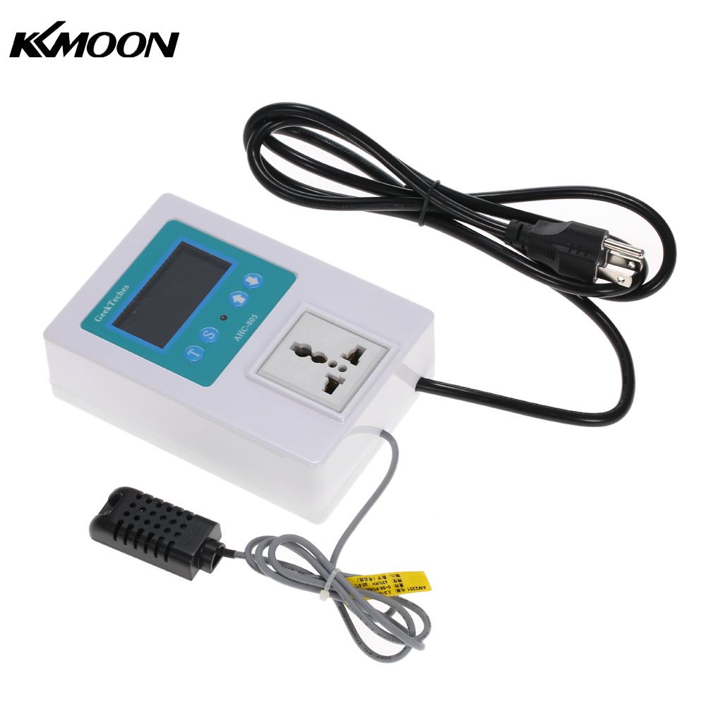 10A Digital Humidity Controller Sensor Humidification Dehumidification Control Current Temperature Display Timing Hygrometer