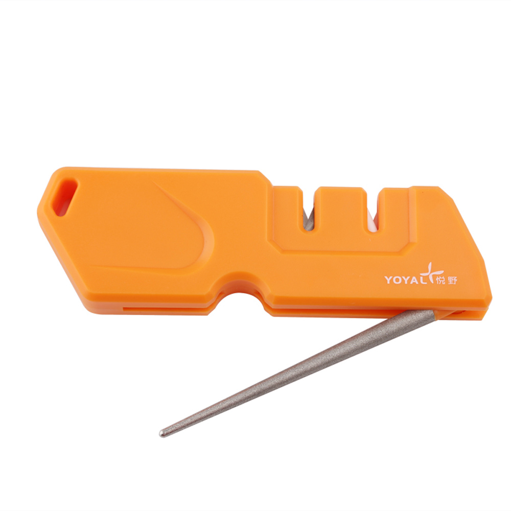TAIDEA Multifunction whetstone Knife Sharpener Hard Carbide Ceramic Sharpening Stone Portable Outdoor Tool T1055TDC