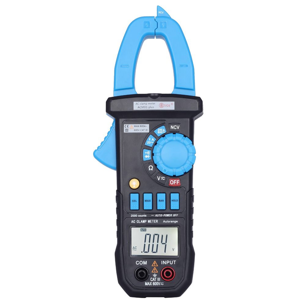 Digital Clamp Meter Multimeter The Current Tongs Circuit Diagnostic Tool DC AC Voltage Resistance Continuity Diode Tester NCV