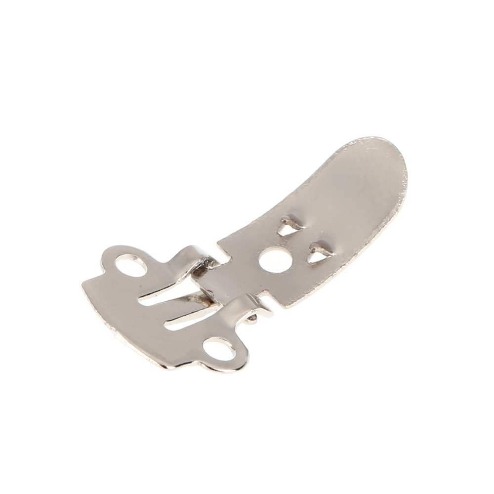 High Quality Stainless Steel Shoe Clips 20pcs Mini Simple Design Clip DIY Craft Buckles Blank