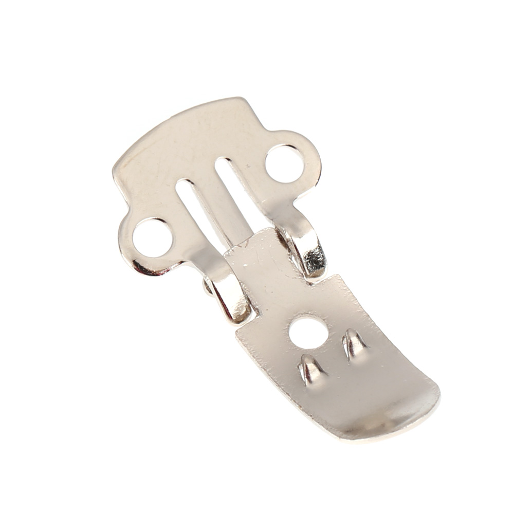 High Quality Stainless Steel Shoe Clips 20pcs Mini Simple Design Clip DIY Craft Buckles Blank