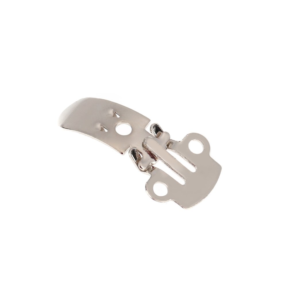 High Quality Stainless Steel Shoe Clips 20pcs Mini Simple Design Clip DIY Craft Buckles Blank