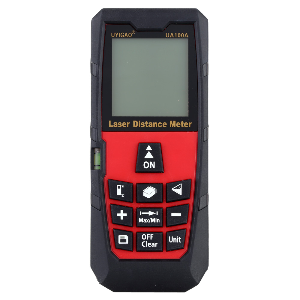 100mDigital Laser Distance Meter Portable Range Finder Electronic Ruler Handheld Laser Rangefinder Self calibration Level Bubble
