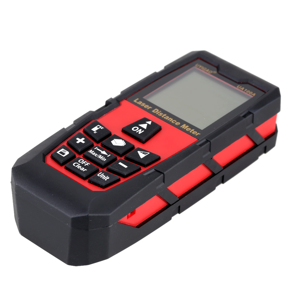 100mDigital Laser Distance Meter Portable Range Finder Electronic Ruler Handheld Laser Rangefinder Self calibration Level Bubble