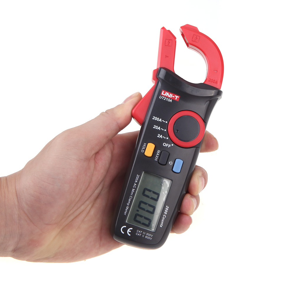 Ultra portable LCD Digital Clamp Meters Auto Range Multimeter Current Tester Electronic Diagnostic tool with Display backlight