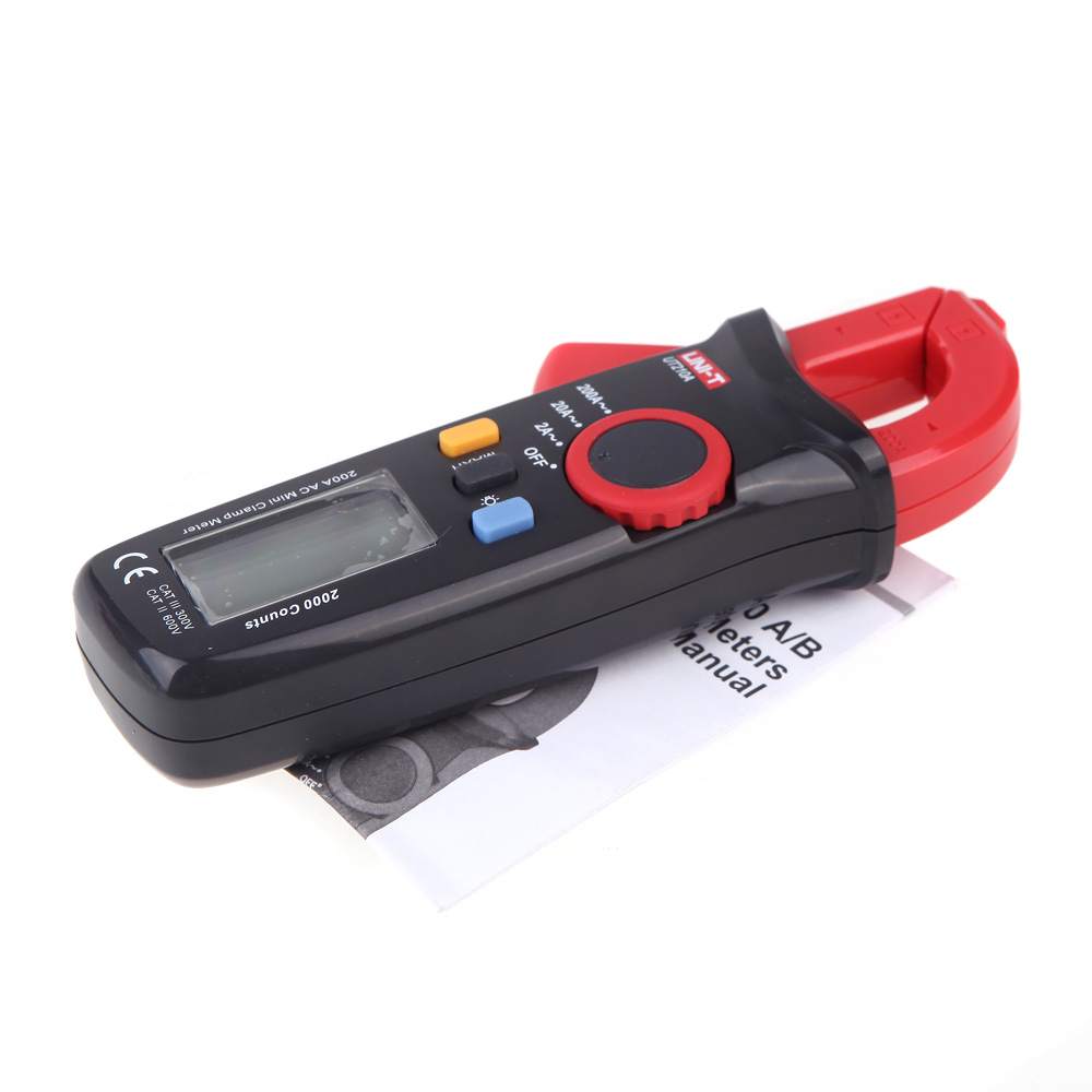 Ultra portable LCD Digital Clamp Meters Auto Range Multimeter Current Tester Electronic Diagnostic tool with Display backlight