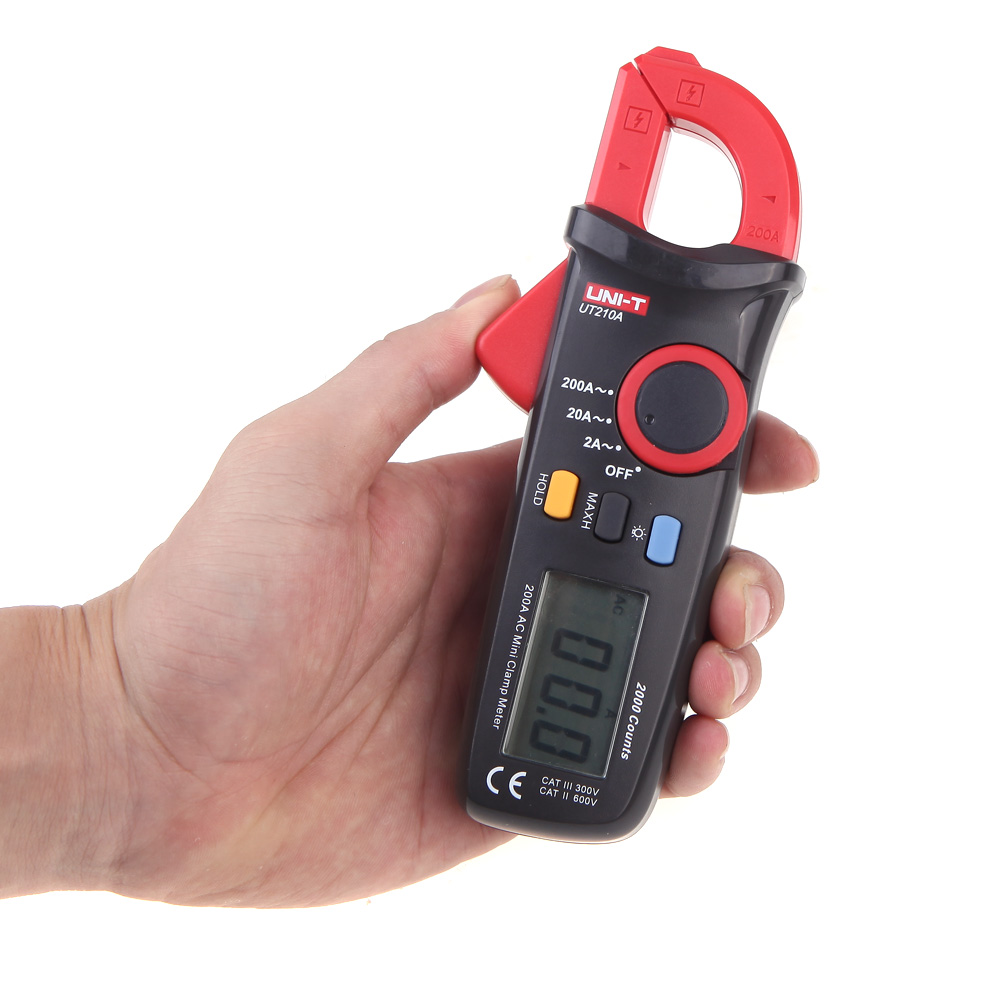 Ultra portable LCD Digital Clamp Meters Auto Range Multimeter Current Tester Electronic Diagnostic tool with Display backlight