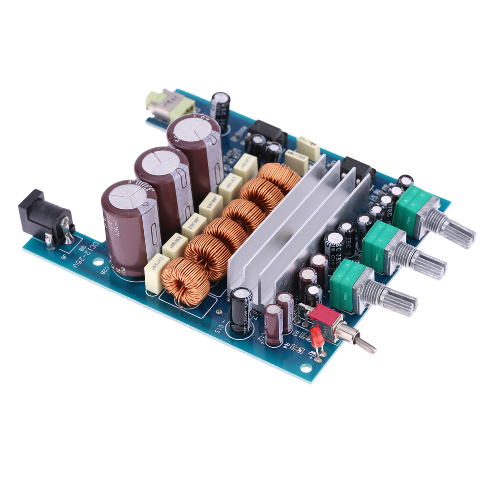 TPA3116 NE5532 DC18V 24V audio stereo amplifiers board Digital Subwoofer Power Amplifier Board 50Wx2+100W 2.1 Class D