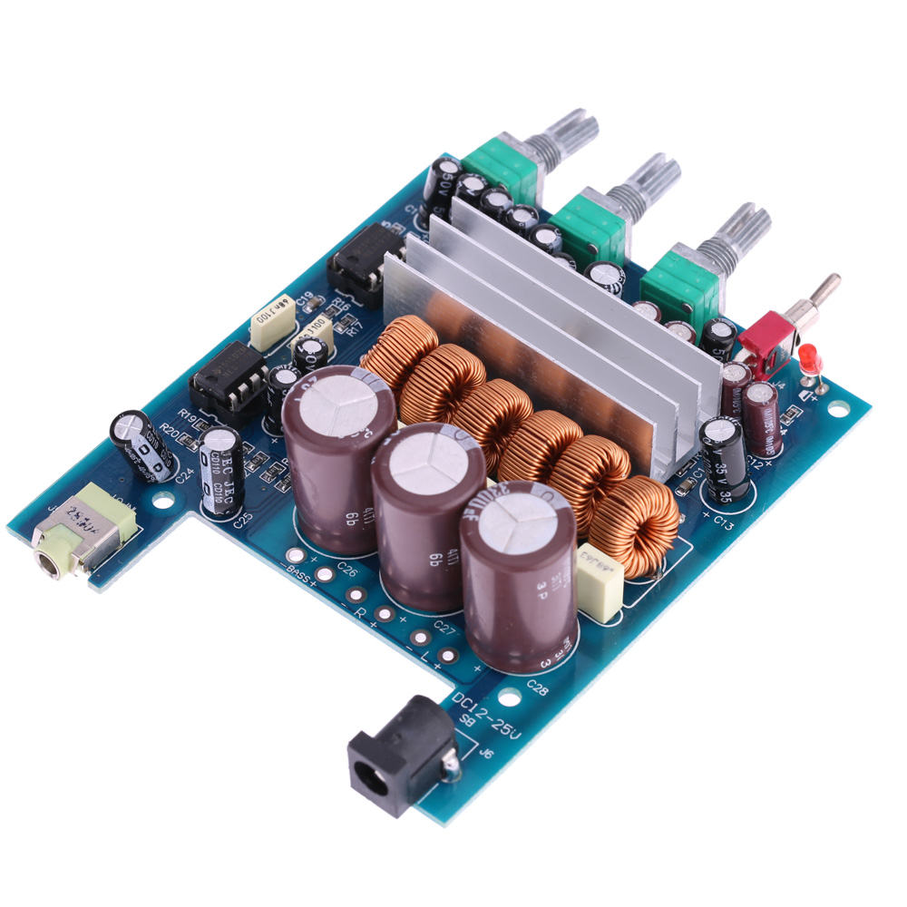 TPA3116 NE5532 DC18V 24V audio stereo amplifiers board Digital Subwoofer Power Amplifier Board 50Wx2+100W 2.1 Class D