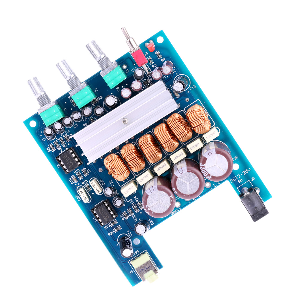 TPA3116 NE5532 DC18V 24V audio stereo amplifiers board Digital Subwoofer Power Amplifier Board 50Wx2+100W 2.1 Class D