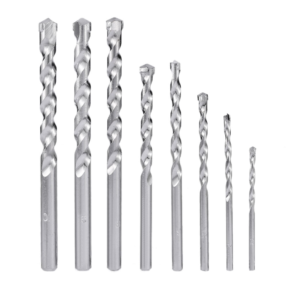 8pcs set 3 10mm High Quality ferramentas Durable Masonry Drills Set Impact Drill Bit Kit tools Great herramientas perforator