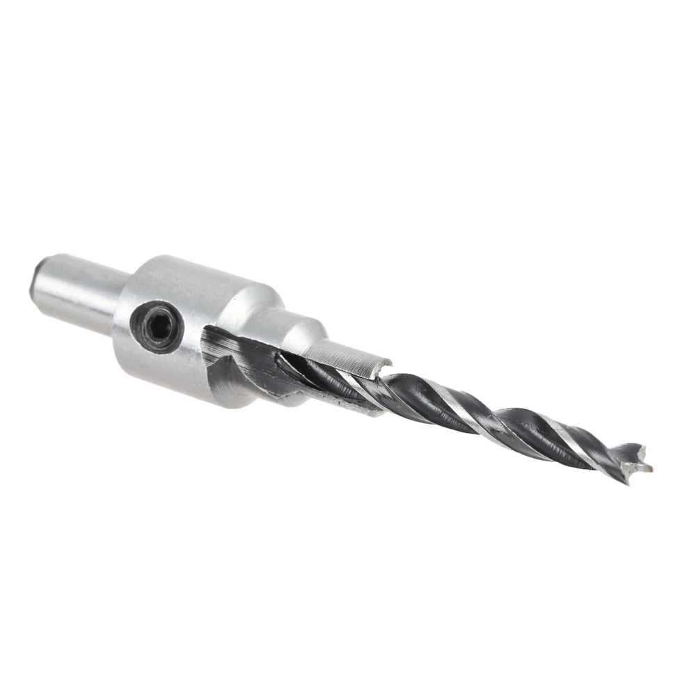 2pcs set 2 Flute Countersink Drill Bit Set Quality Saw Set Woodworking Tool Chamfer with Quick Change Hex Shank 4 6mm 5 7mm