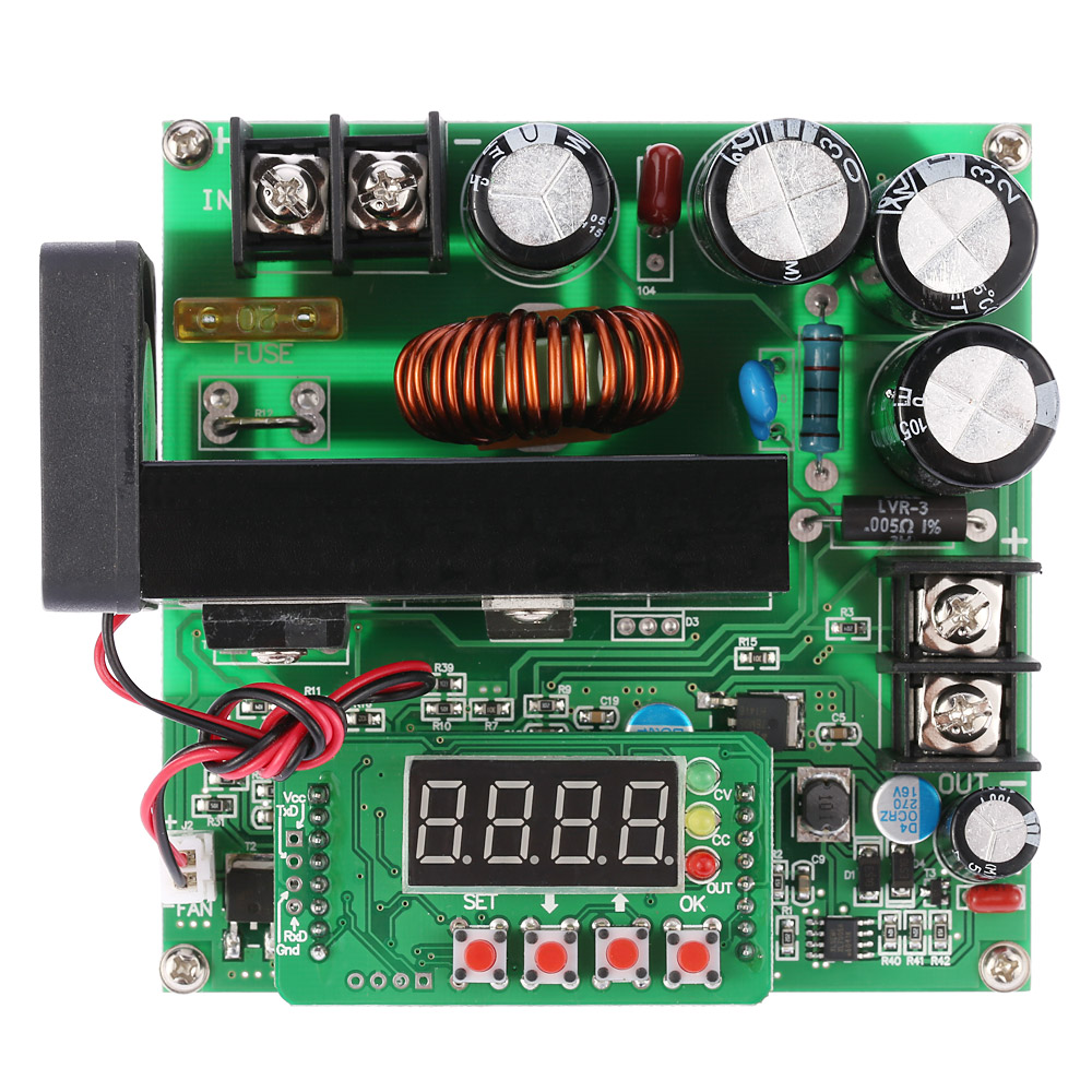 900W Digital Control DC DC Boost Module great Step up Converter Power Supply Module CC CV LED Display 0 15A IN 8 60V OUT 10 120V