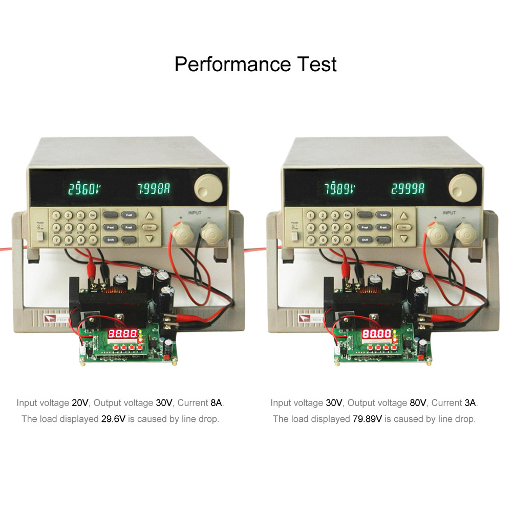 900W Digital Control DC DC Boost Module great Step up Converter Power Supply Module CC CV LED Display 0 15A IN 8 60V OUT 10 120V