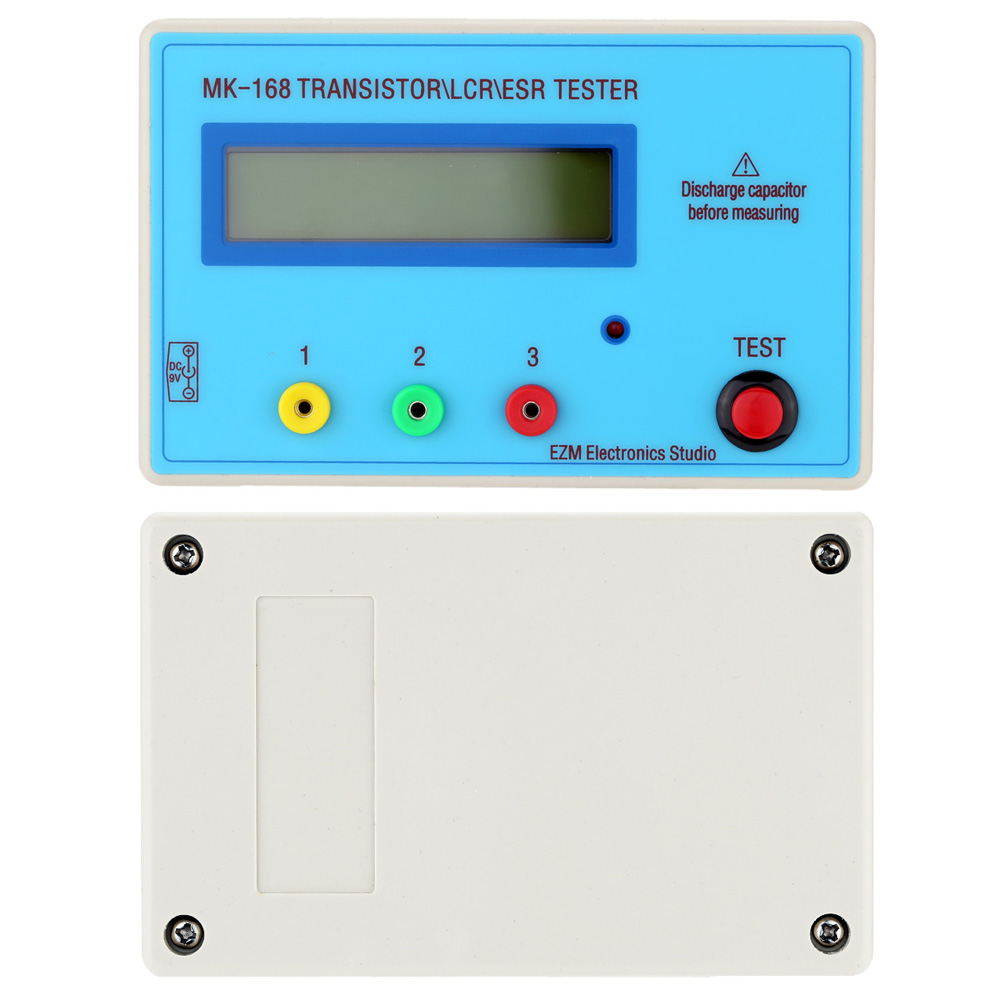 Multifunctional Transistor Tester LCD Backlight Diode Inductance Capacitance Resistance ESR Meter for MOS PNP NPN L C R Testing