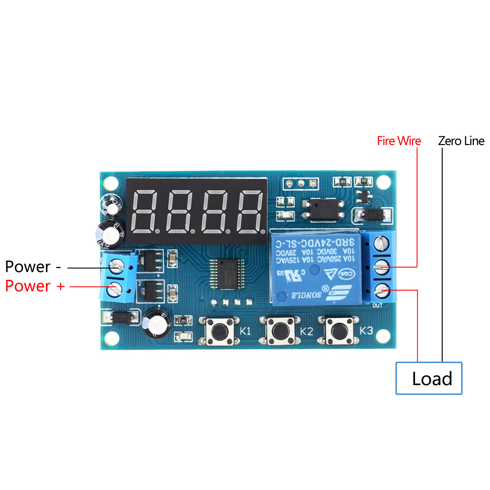 Multifunction Delay Time Module Switch Control Relay Cycle Timer relay relais 12v 12v time delay relay