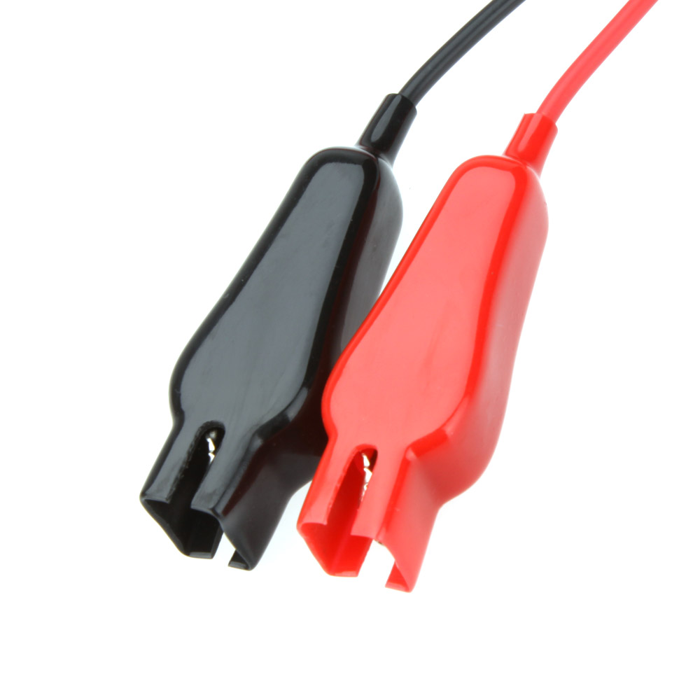 UNI T UT L19 Alligator Clip Testing Lead Probe for Automobile multimeter w 15mm Jaw test leads pince crocodile