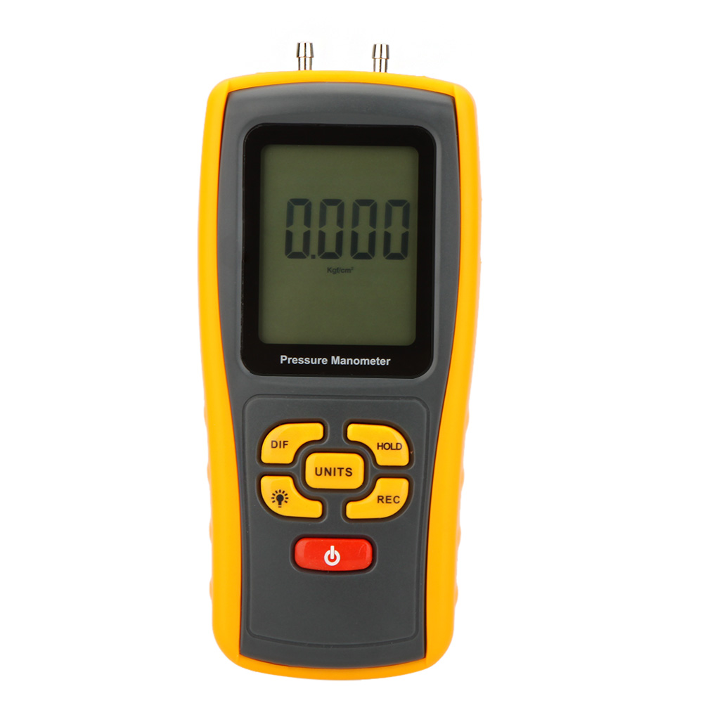 GM510 USB Digital pressure gauge LCD Pressure Manometer Gauge Portable Differential Pressure Manometer Measuring Range 10kPa