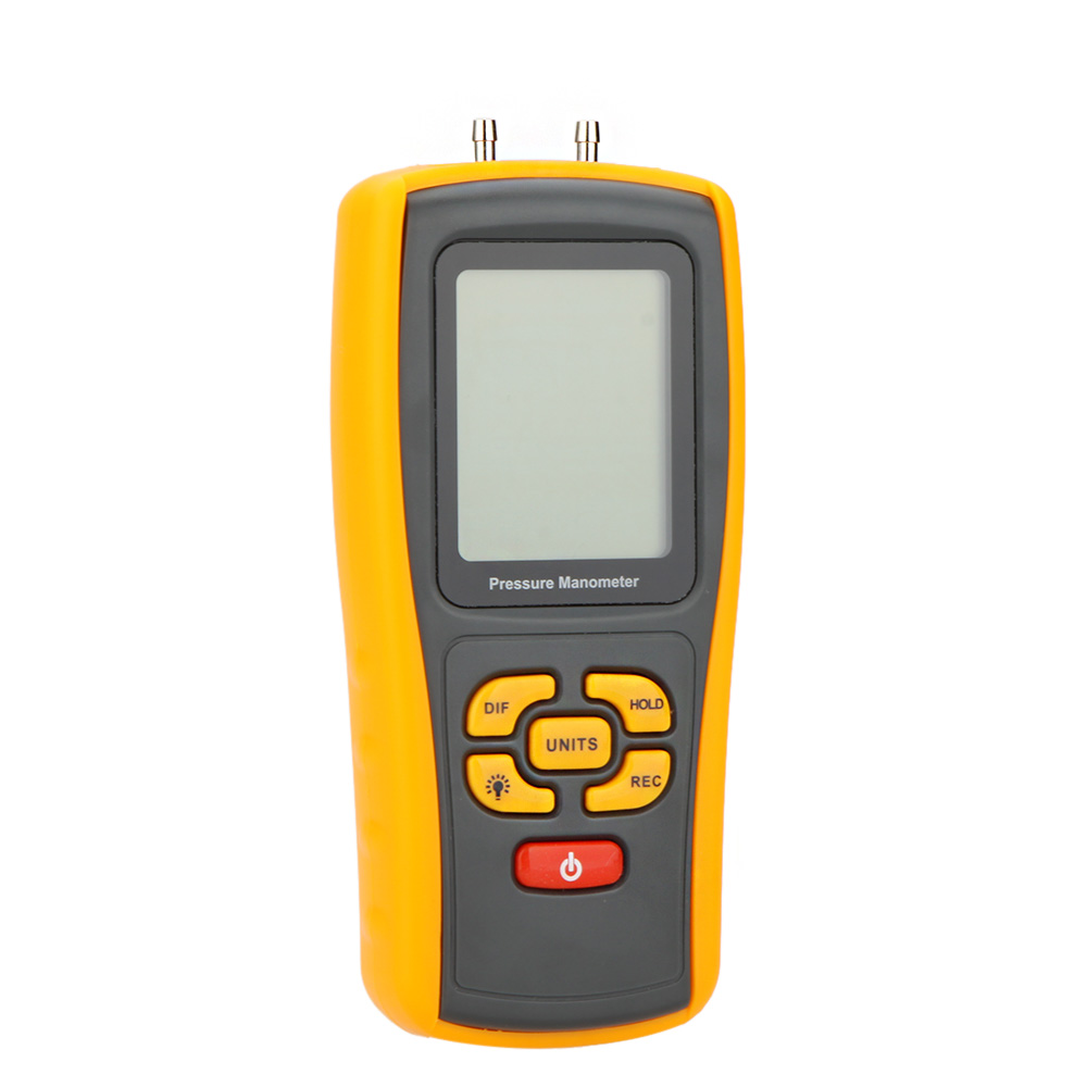 GM510 USB Digital pressure gauge LCD Pressure Manometer Gauge Portable Differential Pressure Manometer Measuring Range 10kPa