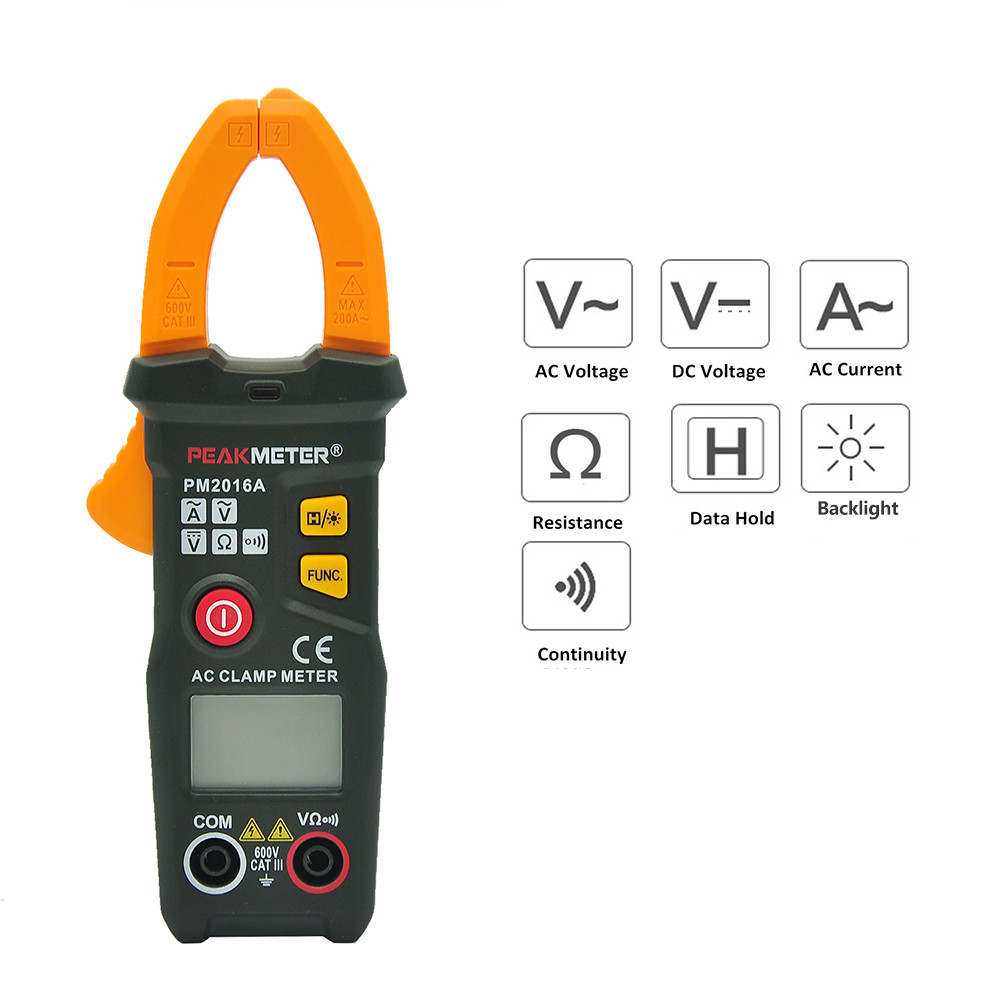 Great Digital Clamp Meter Handheld Smart Current Tong Mini Multimeter Tester AC DC Voltage Resistance Measuring Diagnostic tool