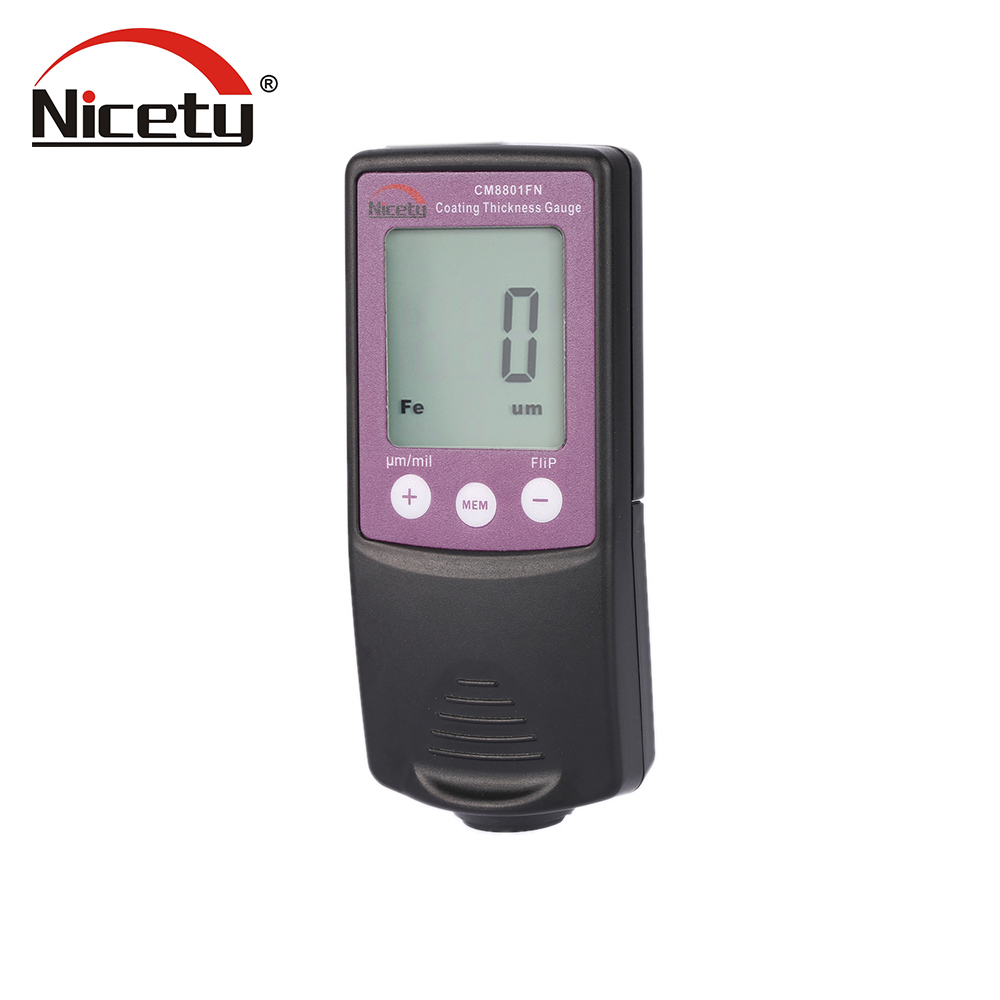 New Digital Coating Thickness Gauge Handheld Paint feeler gauge Tester CM8801FN Fe NFe Coatings diagnostic tool Data Storage