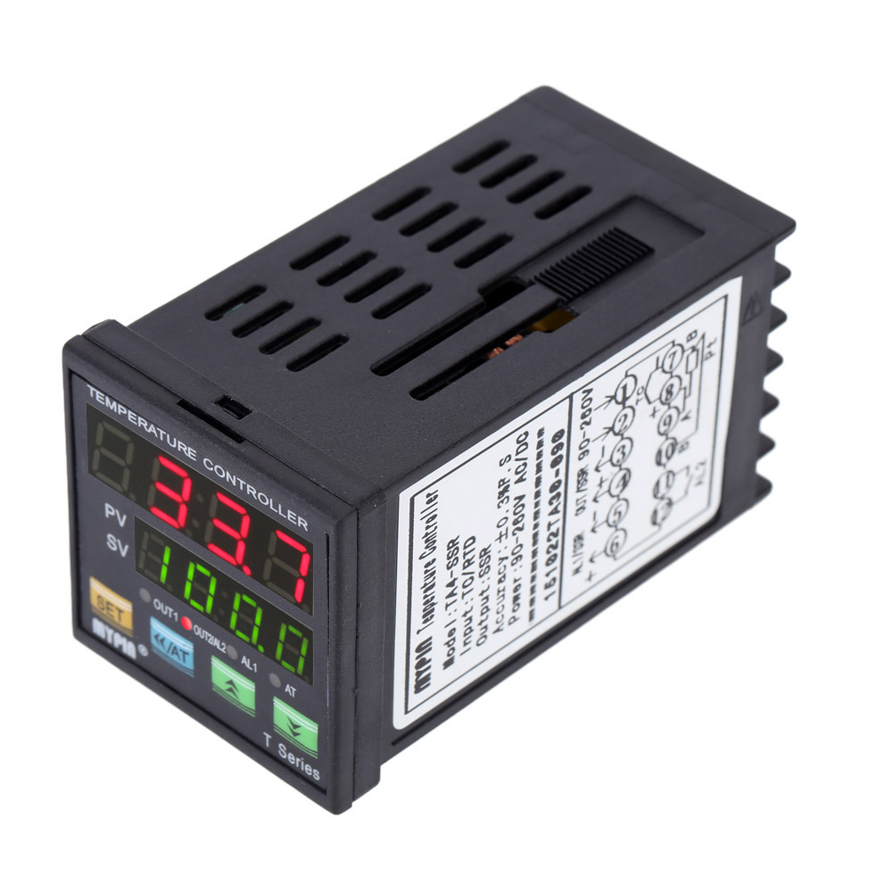 Digital Temperature Controller Thermometer Heat Cooling Control thermostat RNR 1 Alarm Relay Output TC RTD thermal regulator